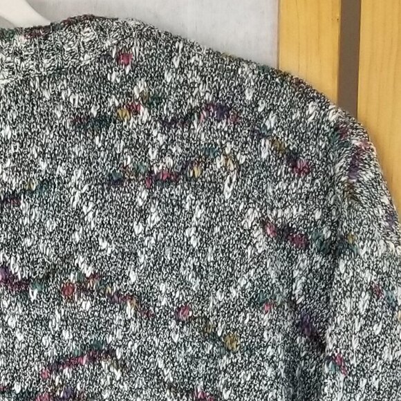 Men's 1990s Pattern Sweater Colorful Oversized Chunky Knit Size Large - Picture 9 of 10